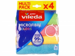 Lavete microfibra color Vileda 4 bucati - Img 1