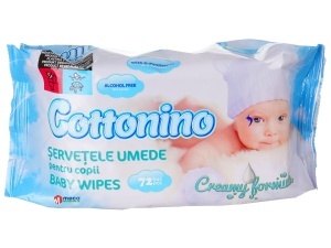 Servetele umede Cottonino 72 bucati Blue