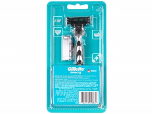 Aparat de ras Gillette Mach3 cu 2 rezerve - Img 2