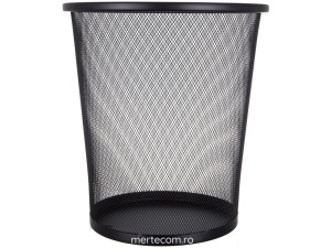 Cos gunoi birou sita negru 12litri H-30cm