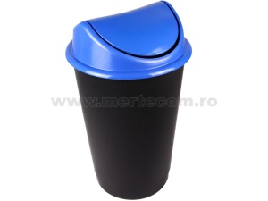 Cos gunoi colectare selectiva 60 litri Delta H-70 cm (Albastru) - Img 1