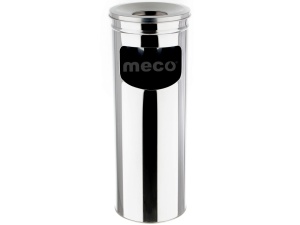 Cos gunoi scrumiera inox Meco Q22cm H-60cm
