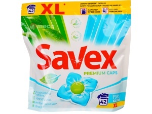 Detergent pentru masina de spalat Savex 42 capsule (Pure Clean)