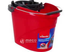 Galeata cu storcator Vileda Super Mocio 10 L Rosu - Img 1