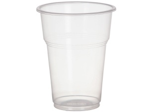 Pahare plastic transparent 250ml 50buc