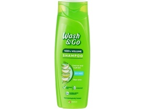 Sampon Wash&Go Aloe vera pentru par uscat 180ml