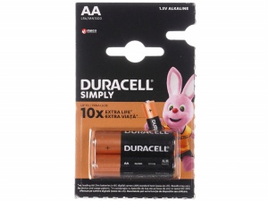 Baterie Duracell AA LR6 2bucati - Img 1