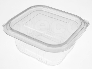Caserole transparente cu capac PET 500cc