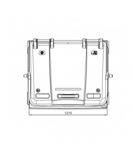Container plastic albastru colectare selectiva 1100 litri - Img 4