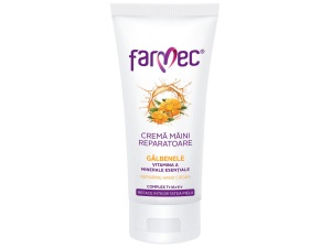 Crema de maini reparatoare cu galbenele Farmec 100ml