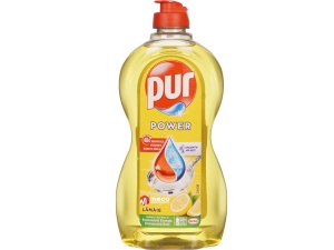 Detergent lichid pentru vase Pur 450 ml (Lamaie) - Img 2