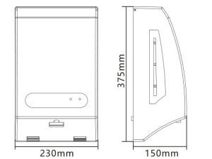 Dispenser dezinfectant profesional cu senzor Meco SD61 2litri - Img 6