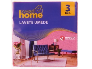 Lavete umede Sweet Home 3buc