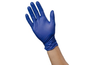 Manuși nepudrate Nitril Examinare Nitro Touch Derma Plus Albastre (100buc/cutie) marime L - Img 3