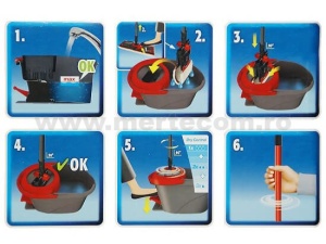 Mop rotativ plat Vileda Easy Wring Ultramat - Img 2
