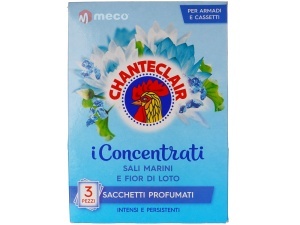 Odorizant pentru dulap Chanteclair 3 bucati (Sali marini e fior di loto)