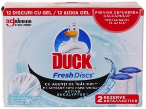 Rezerve odorizant WC Duck Fresh Discs (Eucalipt) - Img 2
