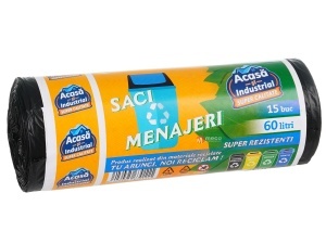 Saci menajeri 60 litri 15 bucati Acasa si Industrial
