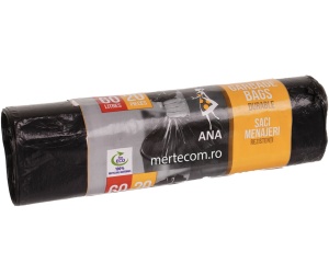 Saci menajeri rezistenti negri Ana 60 litri 20 buc