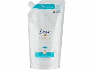 Săpun lichid cremă Dove rezervă 500 ml (Care&Protect) - Img 1