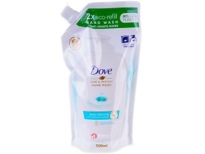 Săpun lichid cremă Dove rezervă 500 ml (Care&Protect) - Img 2