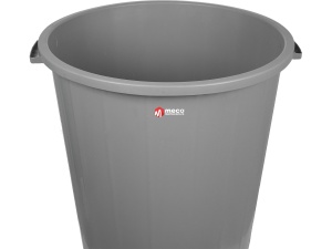 Tomberon cu capac gri 90litri MZED1190 - Img 2