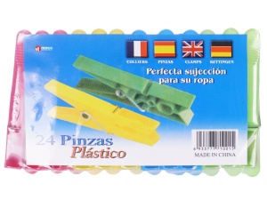 Clesti plastic pentru rufe 24 bucati - Img 2
