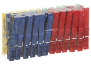 Clesti plastic pentru rufe 24bucati