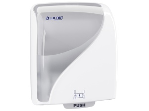Dispenser rola prosop autocut Lucart Identity alb 892990 - Img 2