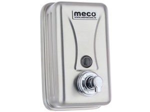 Dozator inox satin săpun spumă Meco 1,1litri - Img 1