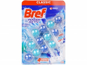 Odorizant WC Bref WC Power Aktiv 3buc (Ocean Breeze) - Img 1