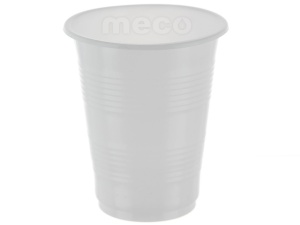 Pahar plastic alb 200ml 100bucati
