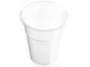 Pahar plastic transparente 400ml - Img 2