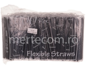 Paie flexibile negre ambalate individual 1000bucati