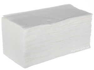 Prosoape hartie V economic alb 21x19.8cm 2straturi 150bucati