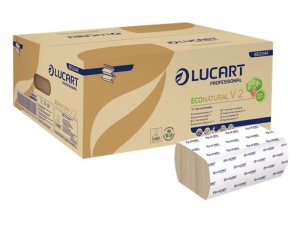 Prosoape pliate in V Lucart EcoNatural 863044 - Img 2