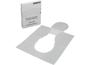 Protecție igienică colac WC Meco 1/4 200 bucăți - Img 2