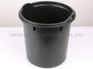 Cos de gunoi din inox lucios soft-close 5 litri Meco - Img 3