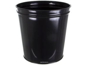 Cos gunoi birou Negru H 26 cm