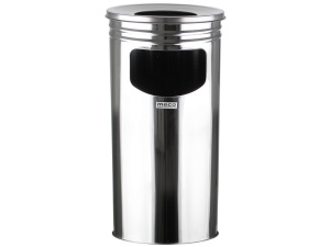 Cos gunoi scrumiera inox Meco M0283 Q30cm H-60cm