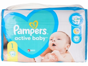 Pampers nou nascuti numarul 1 43 bucati