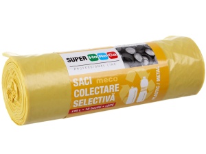 Saci colectare selectiva 120L/10bucati galben