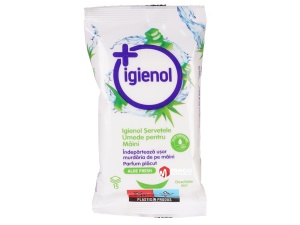 Servetele umede Igienol Aloe Fresh 15 bucati