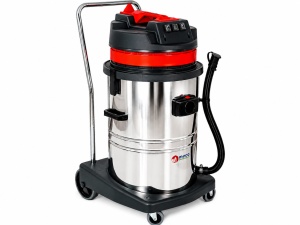 Aspirator profesional praf si lichide Meco inox 2 motoare 60 litri