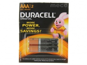 Baterii Duracell AAA LR03 2buc - Img 2