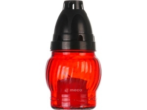 Candela din sticla 13 cm, timp de ardere 10 ore