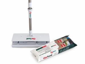 ClarSanit Set mop Multiclean 360° + servetele umede cu bicarbonat 50 bucati