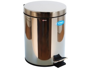 Cos gunoi inox lucios 5 litri Limpio - Img 1