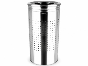 Cos gunoi inox perforat deschis Meco 70litri Q37 H70cm