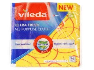 Lavete universale Vileda Ultrafresh 34x34 cm 2 bucati